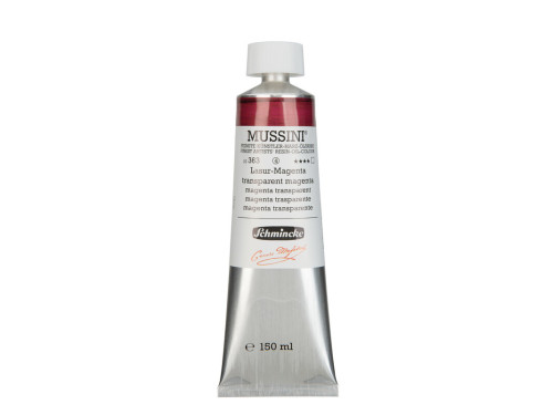 Mussini resin-oil paints - Schmincke - 363, Transparent Magenta, 150 ml
