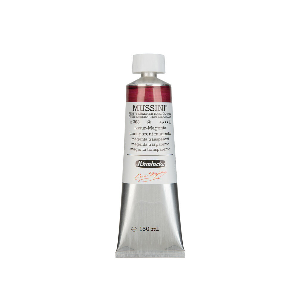 Mussini resin-oil paints - Schmincke - 363, Transparent Magenta, 150 ml
