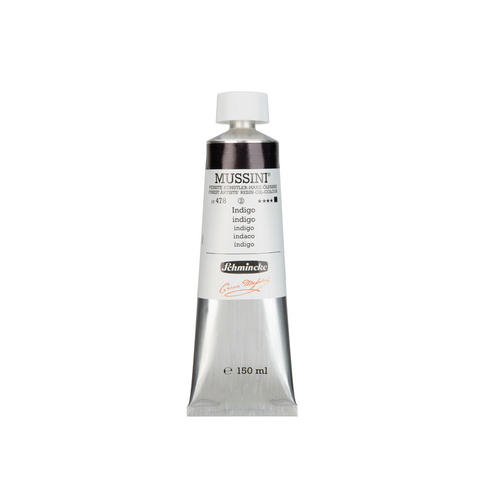 Mussini resin-oil paints - Schmincke - 478, Indigo, 150 ml
