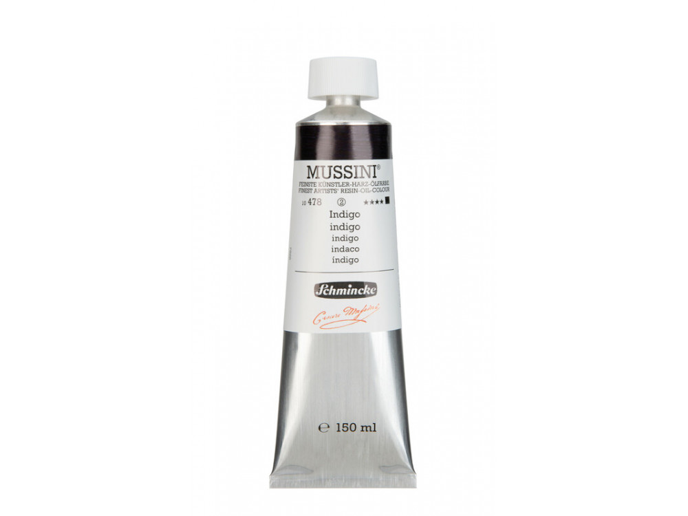 Farba olejna Mussini - Schmincke - 478, Indigo, 150 ml