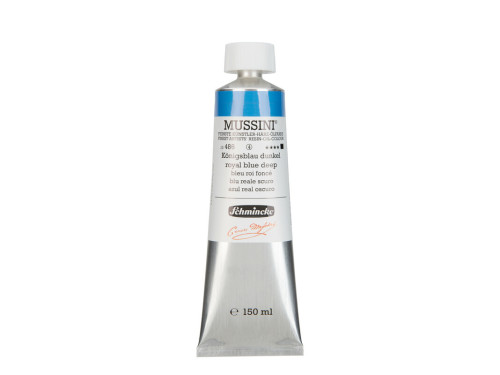 Mussini resin-oil paints - Schmincke - 486, Royal Blue Deep, 150 ml