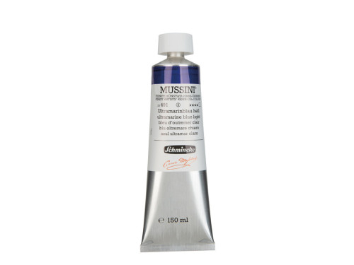 Farba olejna Mussini - Schmincke - 491, Ultramarine Blue Light, 150 ml