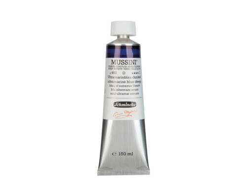 Mussini resin-oil paints - Schmincke - 492, Ultramarine Blue Deep, 150 ml