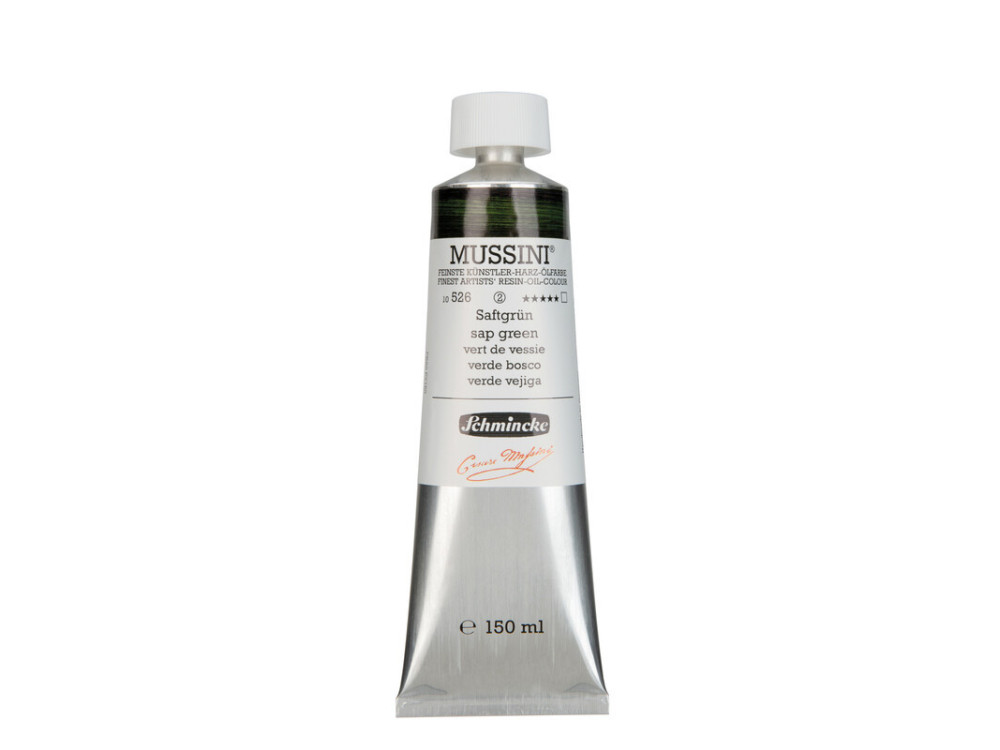 Mussini resin-oil paints - Schmincke - 526, Sap Green, 150 ml