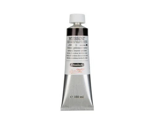 Farba olejna Mussini - Schmincke - 666, Natural Burnt Umber, 150 ml