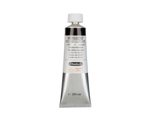 Mussini resin-oil paints - Schmincke - 667, Vandyke Brown, 150 ml