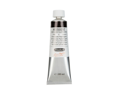 Mussini resin-oil paints - Schmincke - 782, Schmincke Payne's Grey, 150 ml