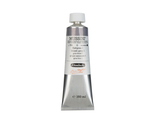 Mussini resin-oil paints - Schmincke - 784, Bluish Grey 1, 150 ml
