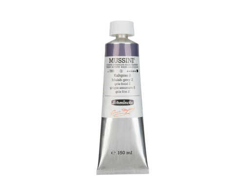 Mussini resin-oil paints - Schmincke - 785, Bluish Grey 2, 150 ml