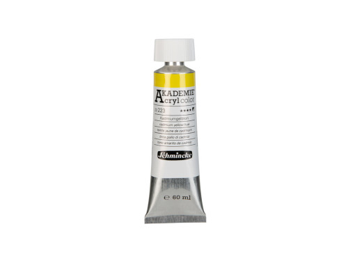 Akademie acrylic paints - Schmincke - 223, Cadmium Yellow Hue, 60 ml