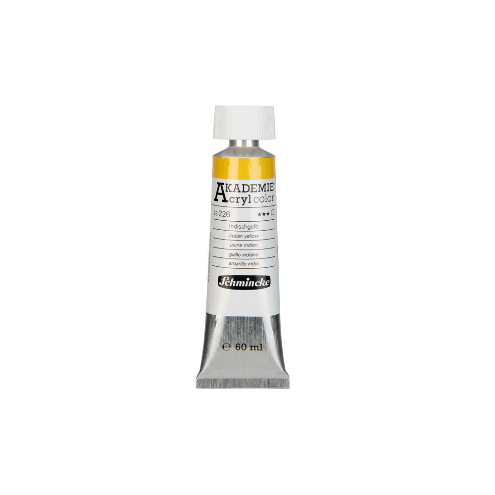 Farba akrylowa Akademie - Schmincke - 226, Indian Yellow, 60 ml