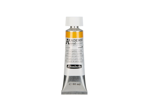 Akademie acrylic paints - Schmincke - 228, Cadmium Yellow Hue Deep, 60 ml