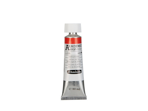 Akademie acrylic paints - Schmincke - 335, Cadmium Red Hue, 60 ml