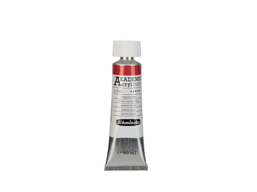 Akademie acrylic paints - Schmincke - 343, Alizarin Crimson Hue, 60 ml