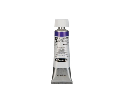 Akademie acrylic paints - Schmincke - 440, Brilliant Violet, 60 ml
