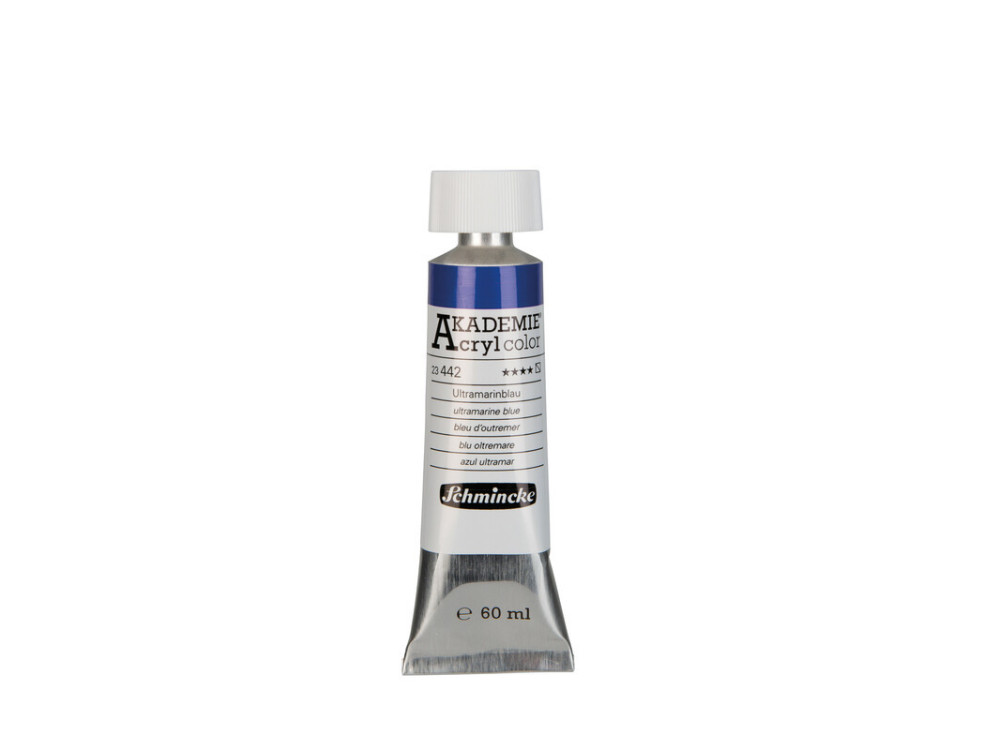 Akademie acrylic paints - Schmincke - 442, Ultramarine Blue, 60 ml
