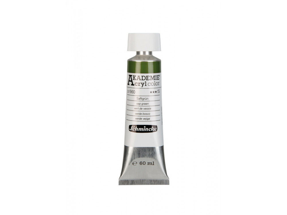 Akademie acrylic paints - Schmincke - 560, Sap Green, 60 ml