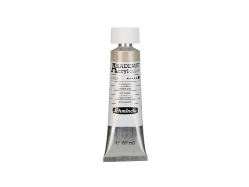 Akademie acrylic paints - Schmincke - 657, Pebble Grey, 60 ml