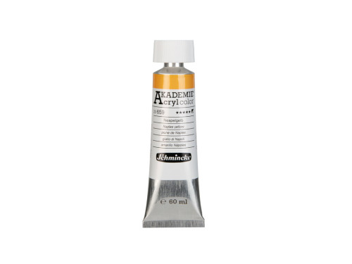 Farba akrylowa Akademie - Schmincke - 659, Naples Yellow, 60 ml