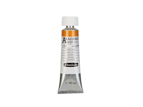 Farba akrylowa Akademie - Schmincke - 661, Yellow Ochre, 60 ml