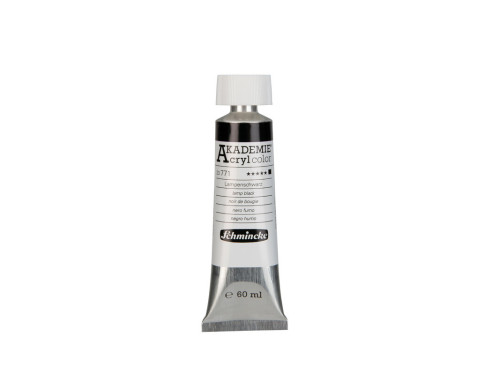 Farba akrylowa Akademie - Schmincke - 771, Lamp Black, 60 ml