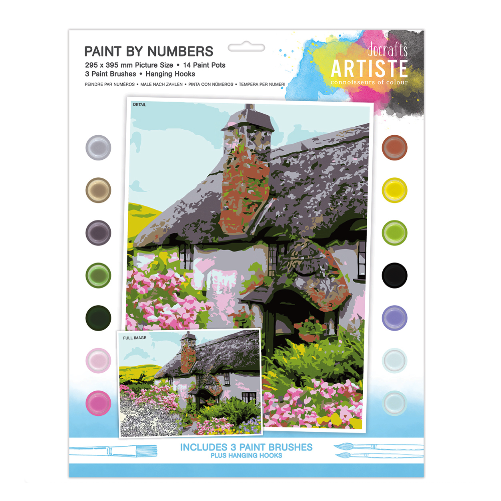 Set for painting by numbers Artiste - doCrafts - Cottage Core