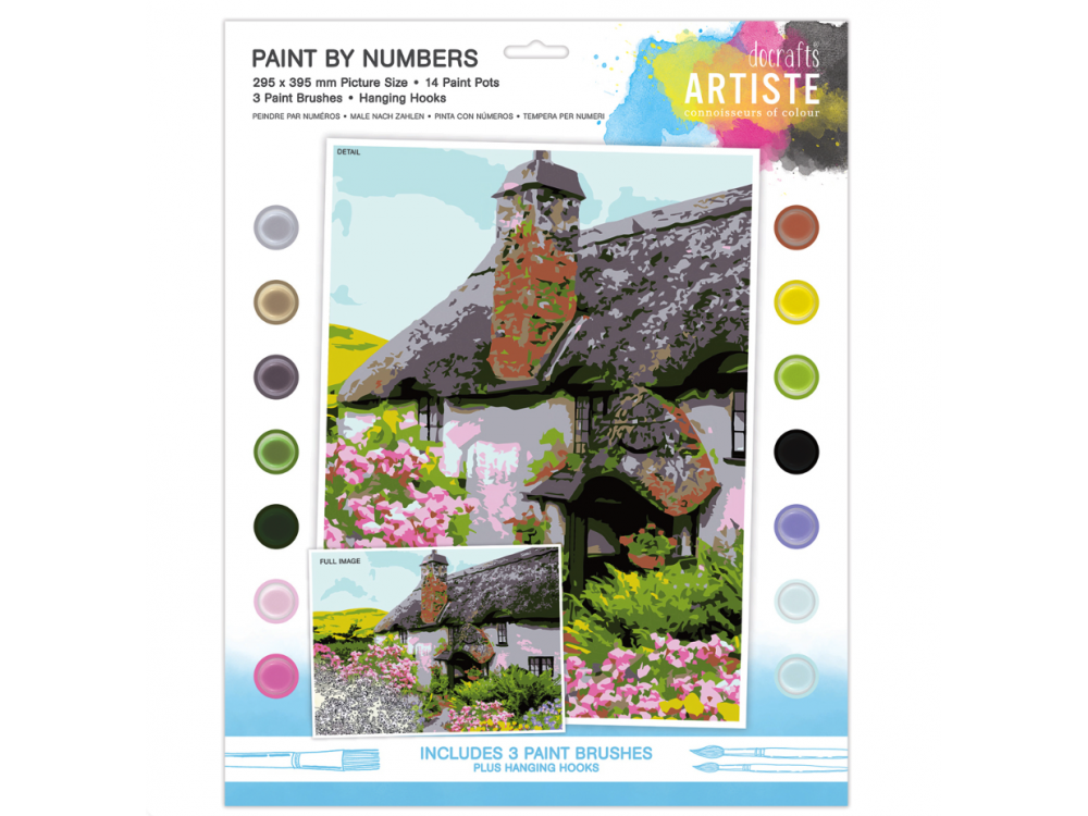Set for painting by numbers Artiste - doCrafts - Cottage Core