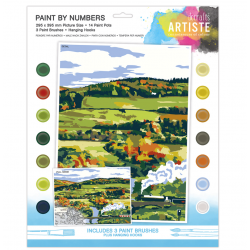 Set for painting by numbers Artiste - doCrafts - Steam Landscape