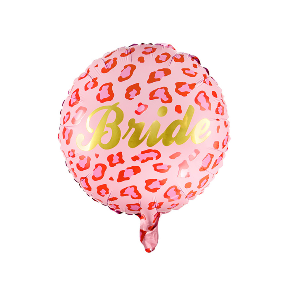 Foil balloon Bride - pink, 45 cm