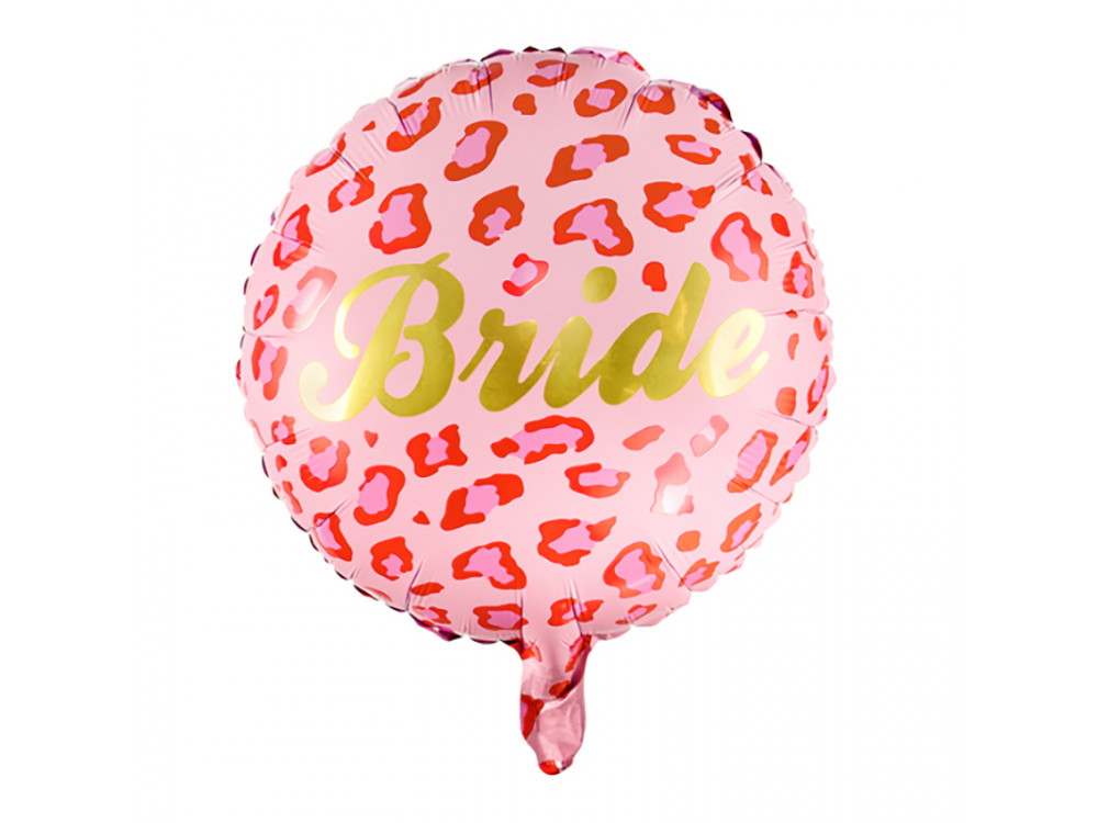 Balon foliowy Bride - różowy, 45 cm