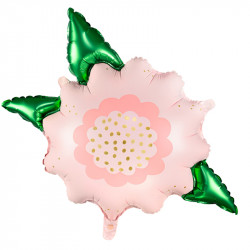 Foil balloon Flower - pink, 70 x 62 cm