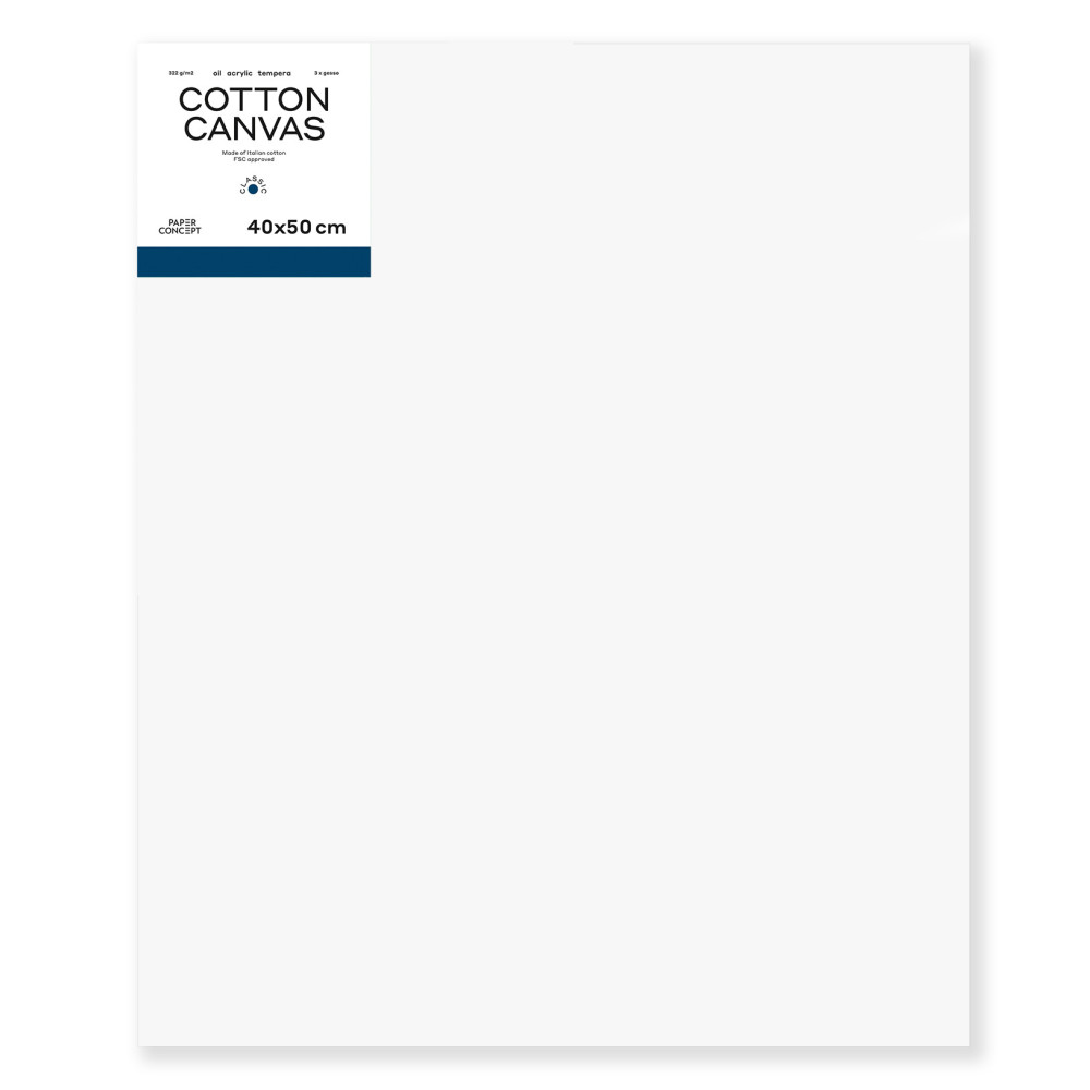 Cotton stretched canvas Classic - PaperConcept - 40 x 50 cm