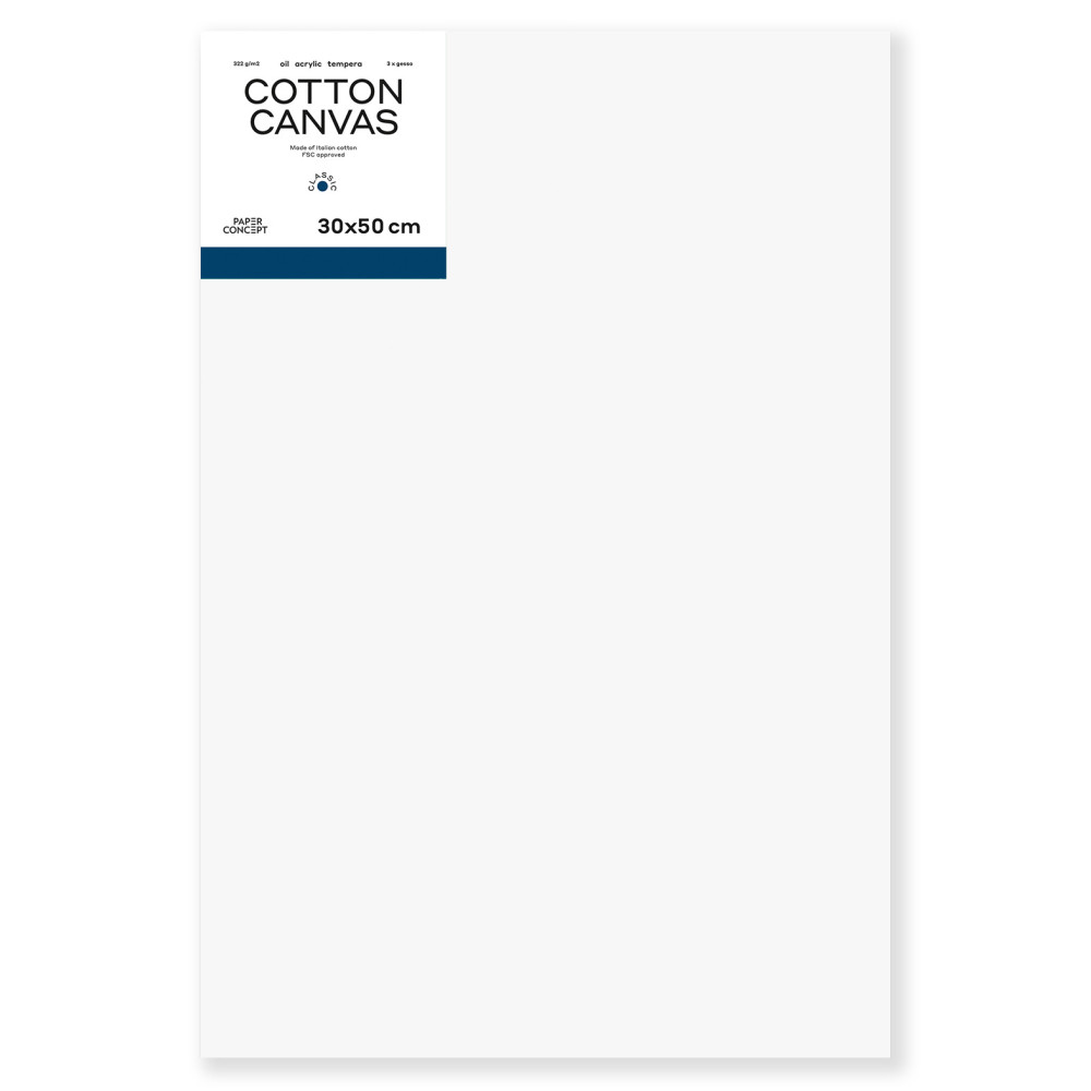 Cotton stretched canvas Classic - PaperConcept - 30 x 50 cm
