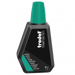 Ink for stamps - Trodat - green, 28 ml