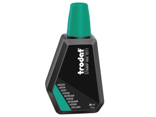 Ink for stamps - Trodat - green, 28 ml