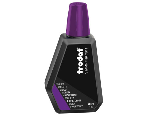 Ink for stamps - Trodat - violet, 28 ml