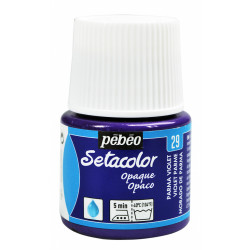 Setacolor Opaque paint for fabrics - Pébéo - Parma Violet, 45 ml