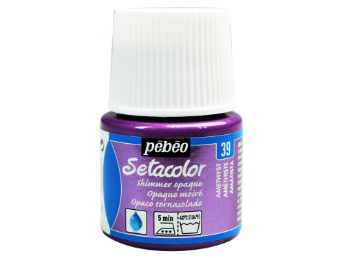 Setacolor Shimmer Opaque paint for fabrics - Pébéo - Amethyst, 45 ml