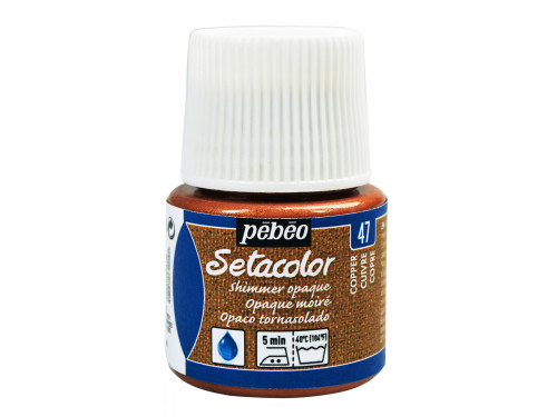 Setacolor Shimmer Opaque paint for fabrics - Pébéo - Copper, 45 ml