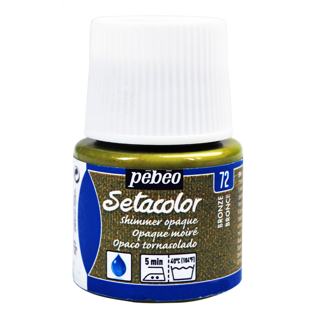 Setacolor Shimmer Opaque paint for fabrics - Pébéo - Bronze, 45 ml