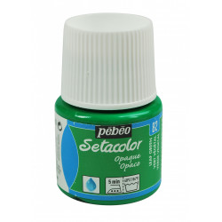 Farba do tkanin Setacolor Opaque - Pébéo - Leaf Green, 45 ml