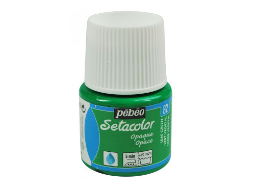 Setacolor Opaque paint for fabrics - Pébéo - Leaf Green, 45 ml