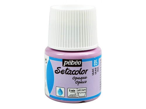 Setacolor Opaque paint for fabrics - Pébéo - Lilac, 45 ml
