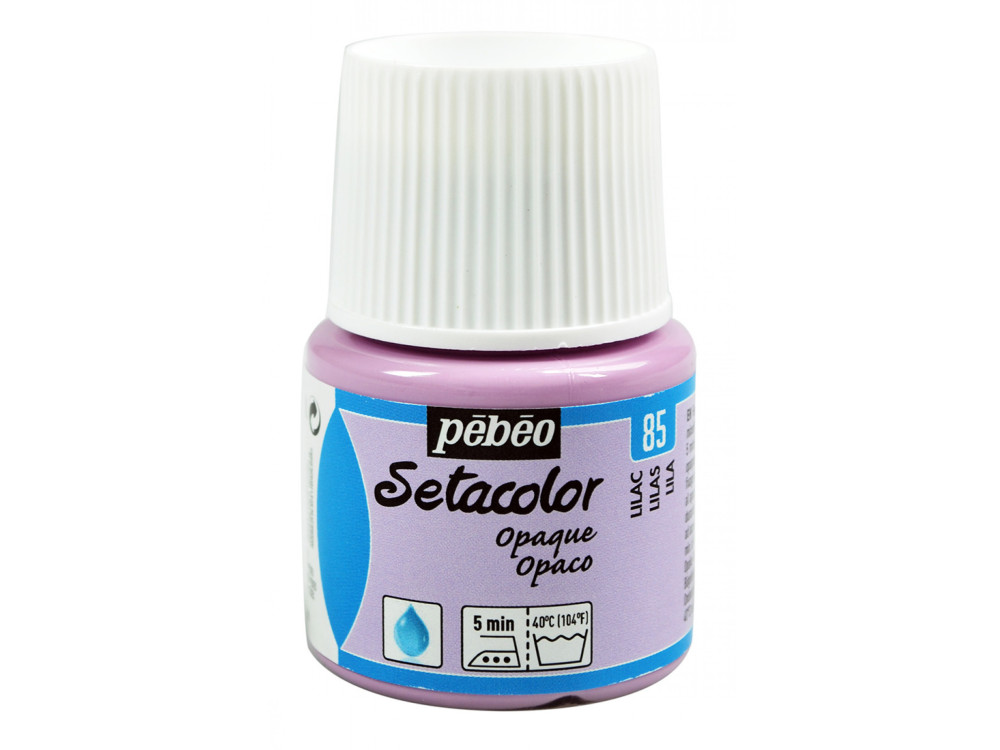 Setacolor Opaque paint for fabrics - Pébéo - Lilac, 45 ml