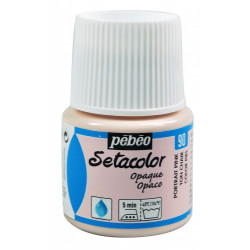 Setacolor Opaque paint for fabrics - Pébéo - Portrait Pink, 45 ml