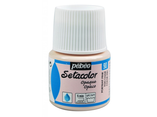 Setacolor Opaque paint for fabrics - Pébéo - Portrait Pink, 45 ml