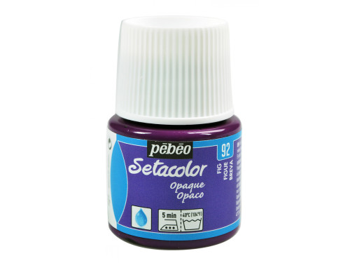 Setacolor Opaque paint for fabrics - Pébéo - Fig, 45 ml