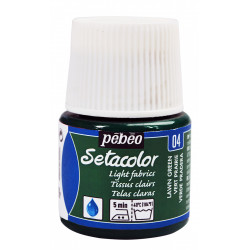 Setacolor paint for light fabrics - Pébéo - Lawn Green, 45 ml