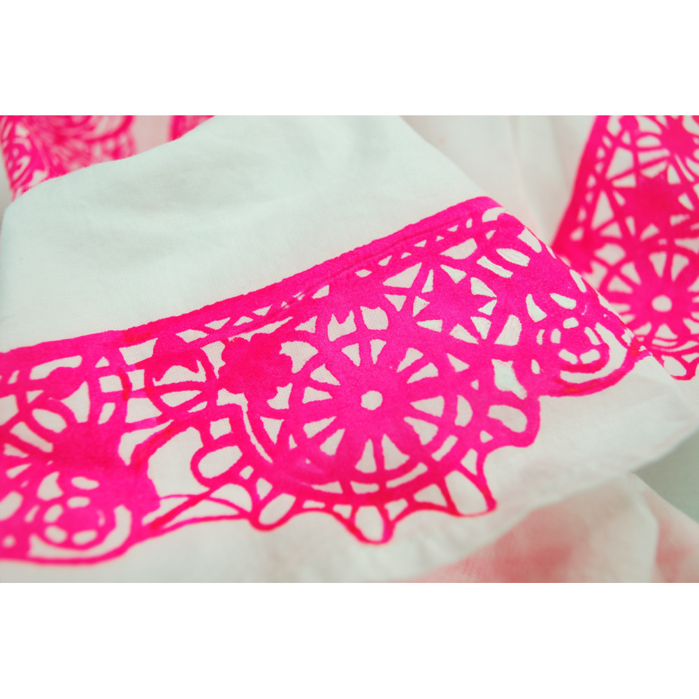 Farba do tkanin Setacolor Light Fabrics - Pébéo - Fluorescent Pink, 45 ml