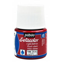 Setacolor paint for light fabrics - Pébéo - Fuchsia, 45 ml